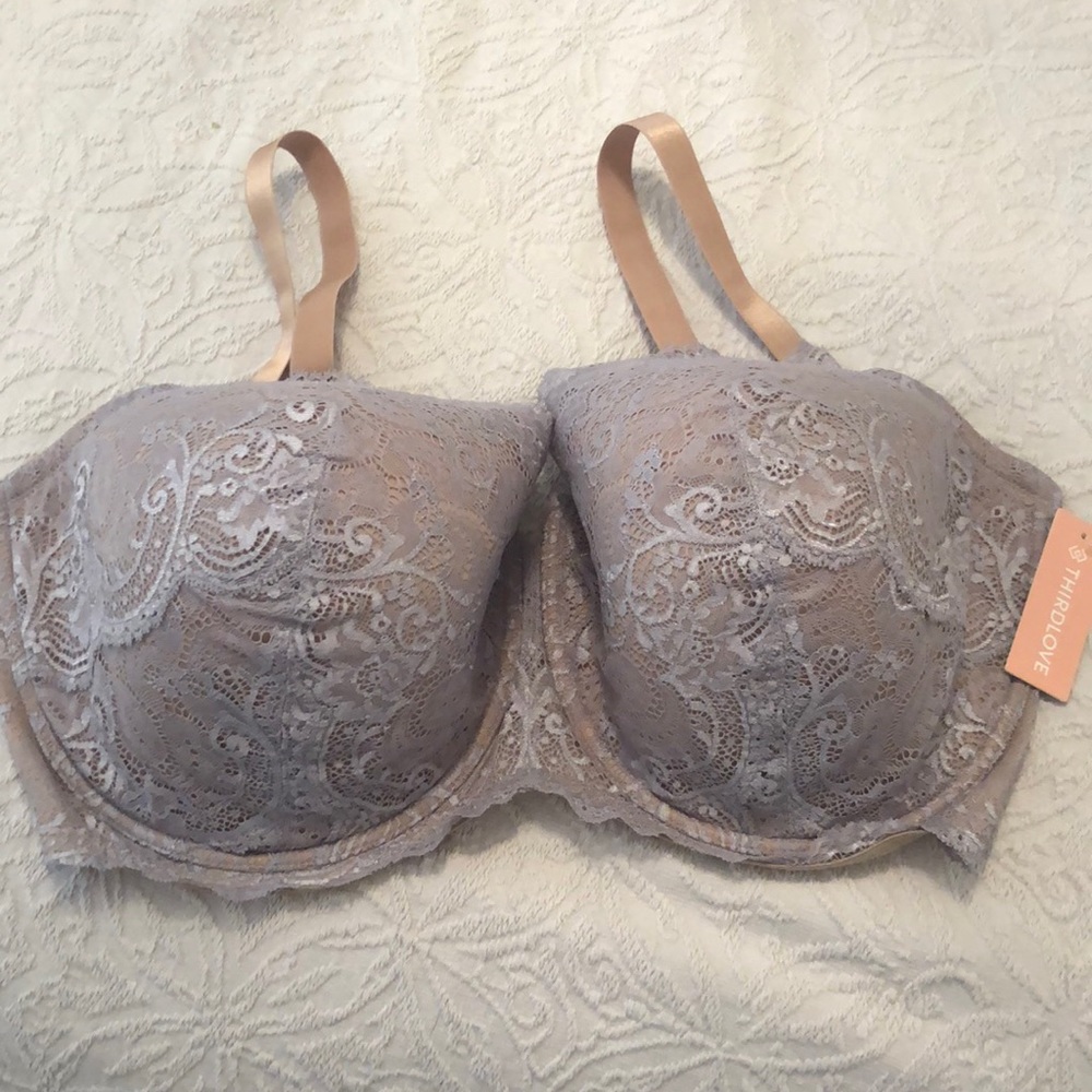 ThirdLove 24/7 Lace Balconette Bra 42G NWT